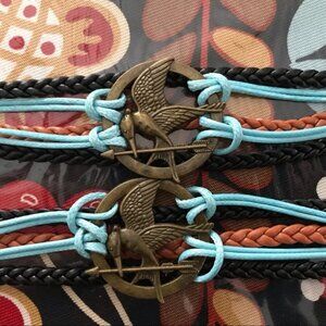 5/$30 brass Mocking Jay bracelets